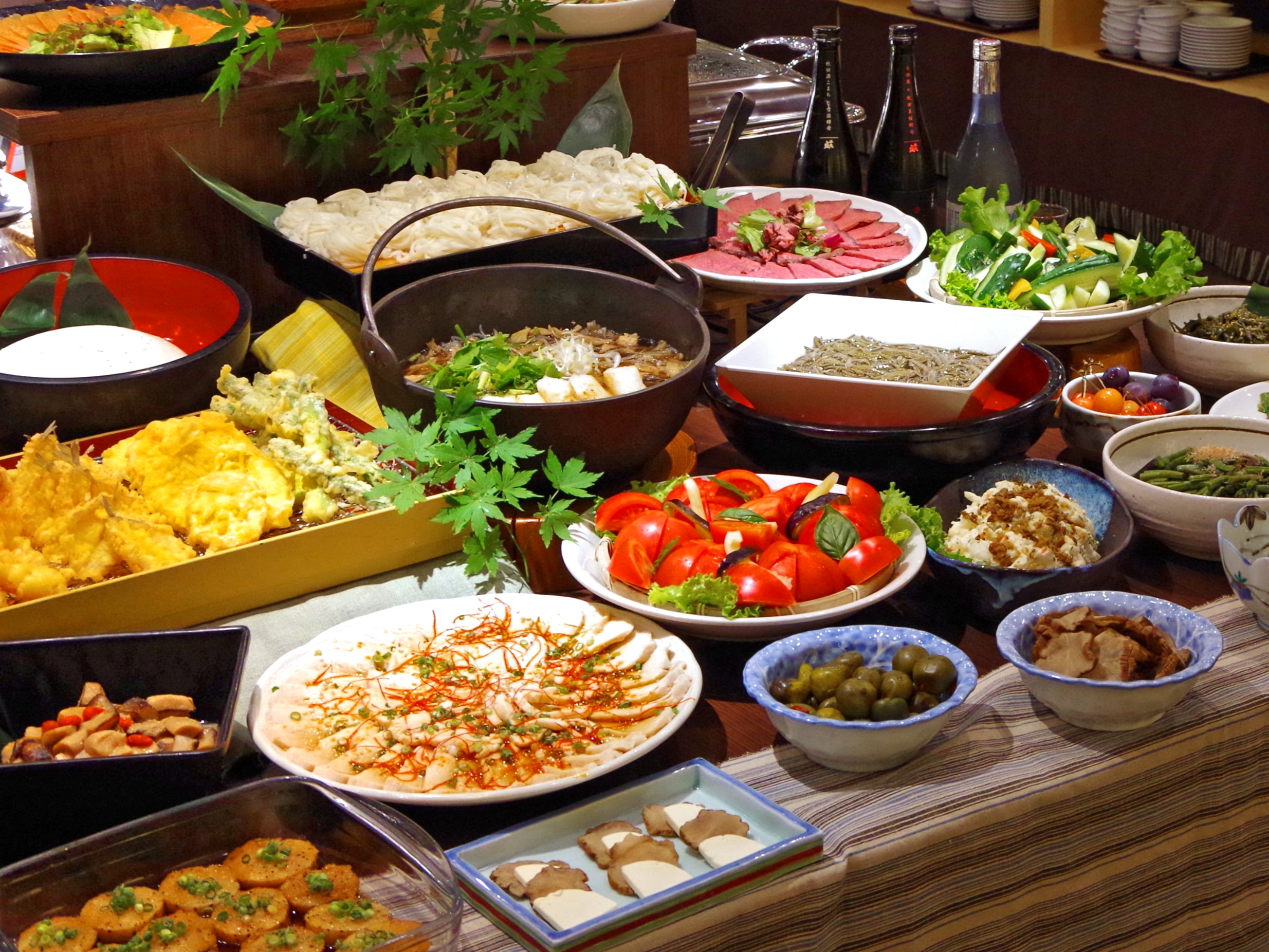 忘新年会 ビュッフェプランの料理
